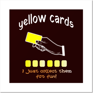 yellow cards, I collect them for fun! Design Posters and Art